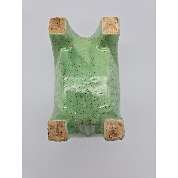 VTG California Light Green Speckled Pottery Succulent Planter CP 1446 USA - Picture 3 of 12